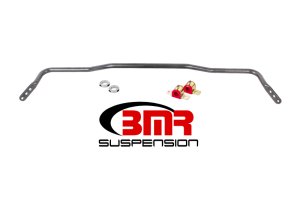 Ford Mustang Sway Bar Kit - Rear - BMR Suspension - Hollow 25mm 3-Hole Adjustable - Black Hammertone - `15-`17